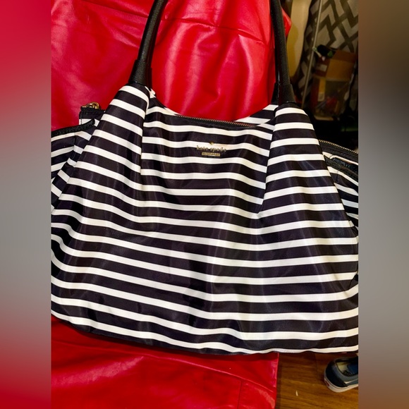 Kate Spade Black & White Large Diaper Bag. See pics. - Picture 2 of 14